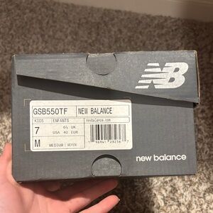 New Balance Kids' Shoe Box in Black and White